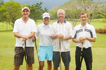 Four of the Fairways’s golfers who played at Soi Dao last week: Brian & Ning Neal, Tony Duthie and Shane Ruddle.